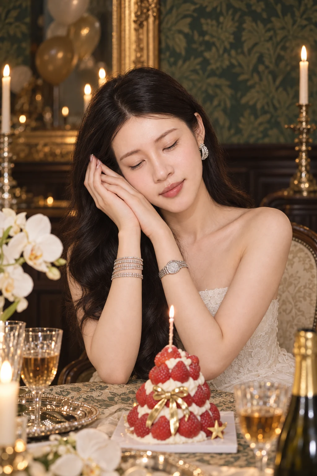 合掌许愿