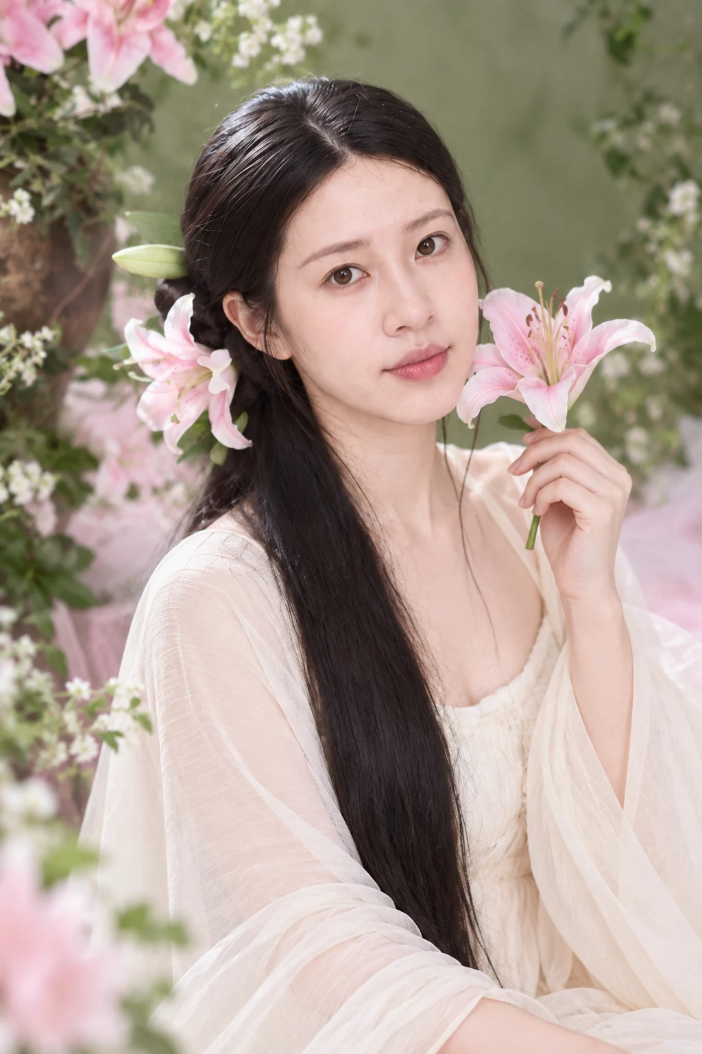 百合映面